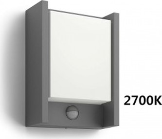 VENKOVNÍ NÁSTĚNNÉ LED SVÍTIDLO S ČIDLEM 16461/93/16 2700K