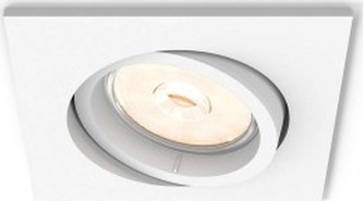BODOVÉ ZAPUŠTĚNÉ SVÍTIDLO 50191/31/PN hranaté, bílé, GU10 1x5,5W