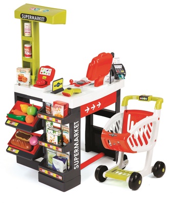 Supermarket červeno-zelený