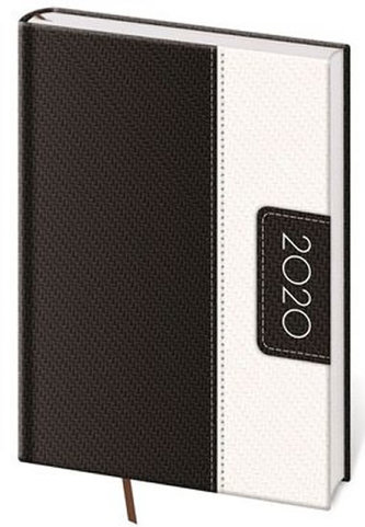 Diář 2020 - Erie/týdenní A5/černo/bílá