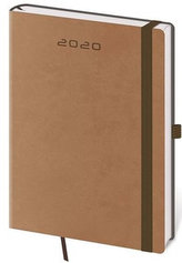 Diář 2020 - Flexies/týdenní A5/hnědá