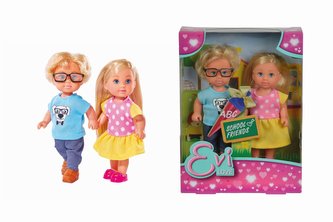 Panenka Evička se spolužákem