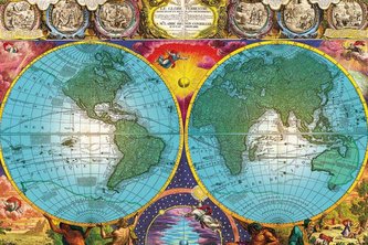 Antická mapa 3000 dílků