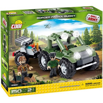 Stavebnice COBI 2363 Small Army Hraniční hlídka s buginou/150 kostek+2 figurky