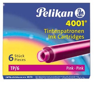 Inkoustové bombičky Pelikan 4001 TP/6