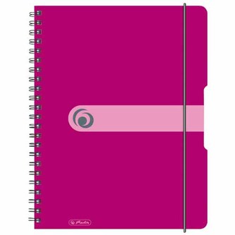 Herlitz - Spirálový blok A4/80 listů, černý