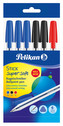 Pelikan - Kuličkové pero Stick supersoft 6ks