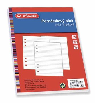 Poznámkový blok do TP-A5 3 kusy