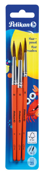 Vlasový štětec 23, vel. 8, 10, 12