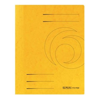 Herlitz - Rychlovazač A4, prešpánový, žlutý