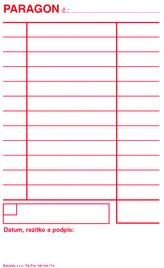 Paragon - daňový doklad samopr