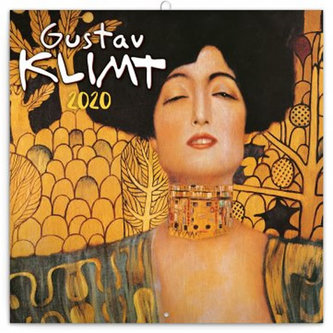 Poznámkový kalendář Gustav Klimt mini 2020, 18 × 18 cm