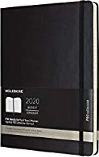 Moleskine: Vertikální diář 2020 tvrdý XL