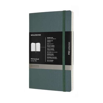 Moleskine: Professional diář-zápisník měkký zelený L