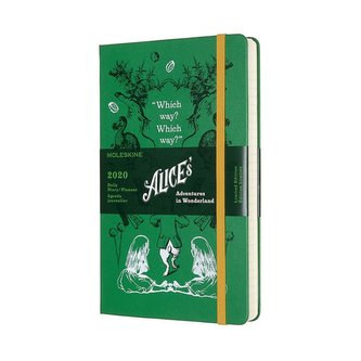 Moleskine: Alenka v říši divů denní diář 2020 L