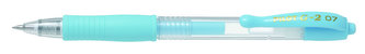 Gelové pero "G-2", nebeská modrá, 0,32 mm, stiskací mechanismus, PILOT