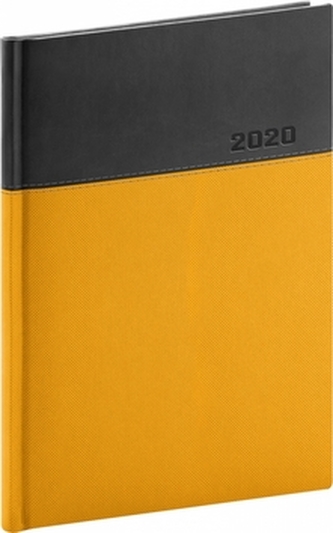 Denní diář Dado 2020 žlutočerný