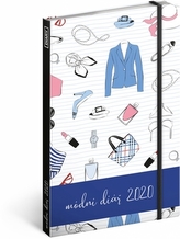 Diář 2020 -  Módní - týdenní, 13 × 21 cm