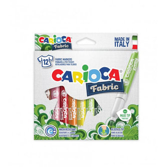 CARIOCA fixy na textil 12 ks CARIOCA fixy na textil 12 ks