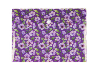 Pouzdro na dokumenty A5: Květiny