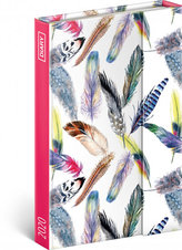 Diář 2020 - Pírka - týdenní, magnetický, 11 × 16 cm