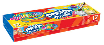 Temperové barvy kelímek 12 barev, 20 ml Temperové barvy kelímek 12 barev, 20 ml