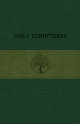 TLV Personal Size Giant Print Reference, Holy Scriptures, Grove/Olive LeatherTouch