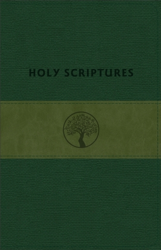 TLV Personal Size Giant Print Reference, Holy Scriptures, Grove/Olive LeatherTouch