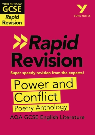 York Notes for AQA GCSE (9-1) Rapid Revision: Power and Conflict AQA Poetry Anthology