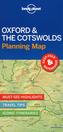Lonely Planet Oxford & the Cotswolds Planning Map