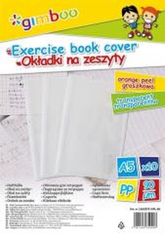 Obaly na sešity A5 - celé balení 10 ks