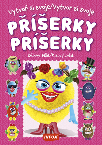 Vytvor si svoje príšerky / Ružový zošit + samolepky Vytvor si svoje príšerky / Ružový zošit + samolepky