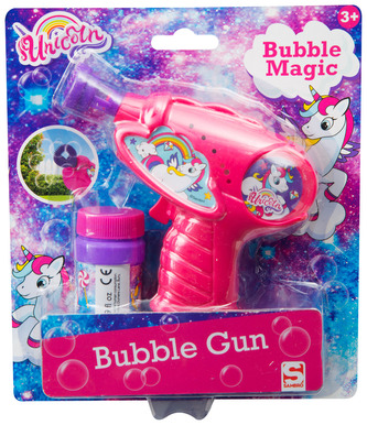 Bublifuková pistole jednorožec