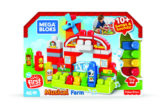 Mega Bloks hudební farma Mega Bloks hudební farma
