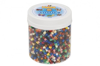 Zažehlovací korálky Hama plast 3000ks v dóze