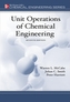 Unit Operations of Chemical Engineering