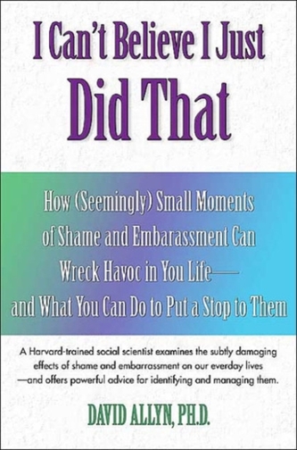 I Can't Believe I Just Did That