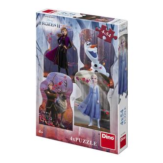 Ledové království II - puzzle 4 x 54 dílků Ledové království II - puzzle 4 x 54 dílků