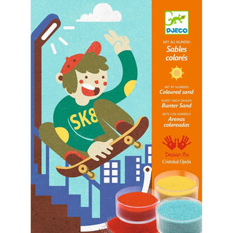 Djeco Pískování Zábava na skejtu