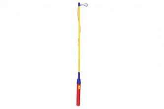 Hůlka k lampionu plast 50cm svítící na baterie karneval