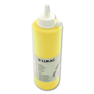 LUKAS akrylová barva TERZIA - Primary yellow 500 ml