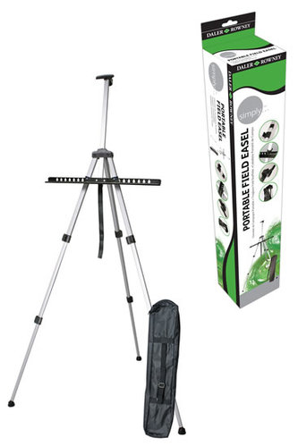 Daler - Rowney SIMPLY přenosný hliníkový stojan s pouzdrem, 1,1 kg, max výška plátna 84 cm