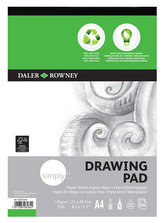 Daler - Rowney SIMPLY skicák ECO kreslení  A4, 120 g / m2, 50 listů