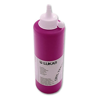 LUKAS akrylová barva TERZIA - Primary red 500 ml
