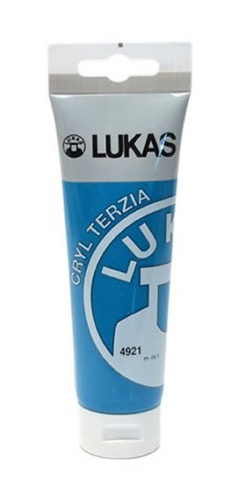 LUKAS akrylová barva TERZIA - Cerulean blue 125 ml