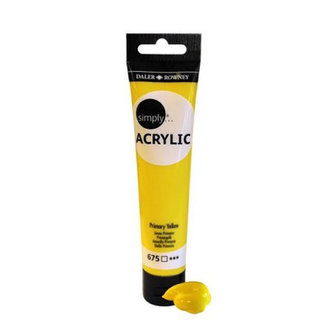 Daler - Rowney SIMPLY akrylová barva - Primary Yellow 75 ml