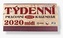 Pracovní Retro Midi kalendář týdenní - stolní kalendář 2020