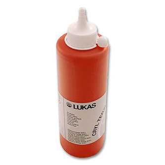 LUKAS akrylová barva TERZIA - Cadmium orange 500 ml