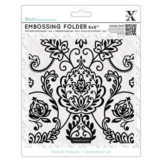 DOCRAFTS Xcut embosovací kapsa - ornamenty 15 x 15 cm