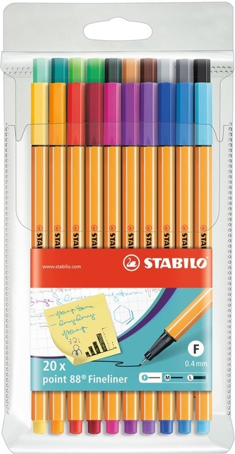 STABILO point 88 20 ks Pouzdro